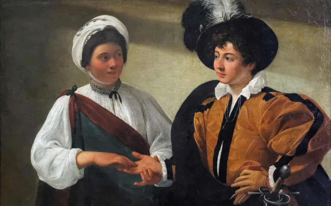 La diseuse de bonne aventure pour école de commerce, par Dominique