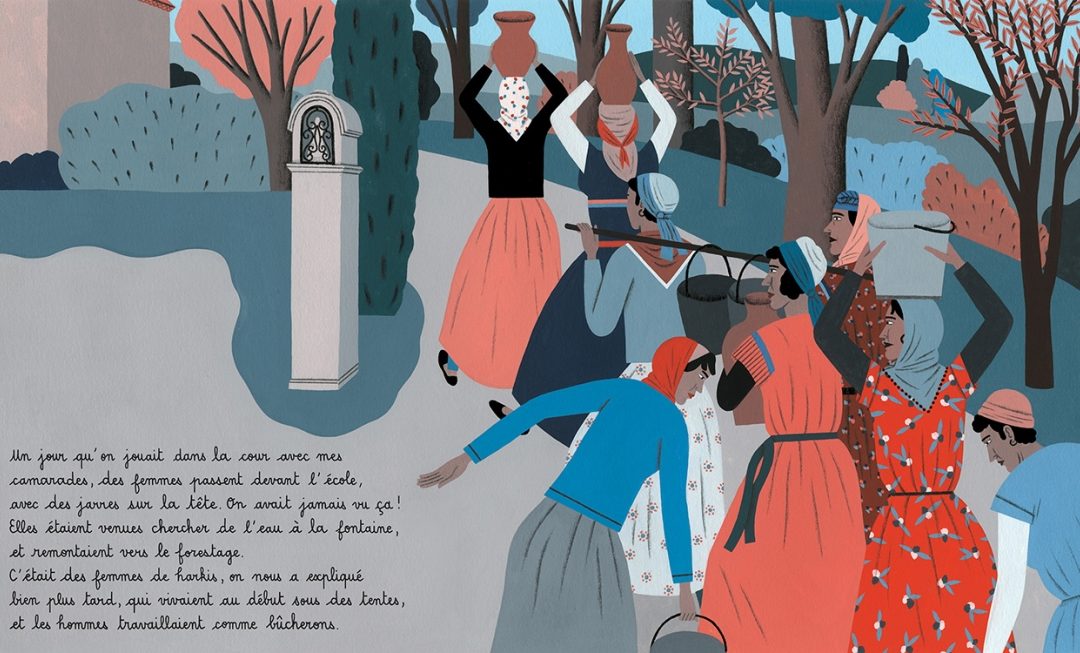 L’arrivée des Harkis à Ongles, par Maryse