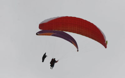 Le parapente maudit, par Sylvie
